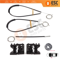 Power Window Regulator Repair Kit Front Left Door for Land Rover Range Rover Sport MK2 L494 2013-2022 LR077816