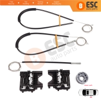 Power Window Regulator Repair Kit Rear Left Door for Land Rover Range Rover Sport MK2 L494 2013-2022 LR078871