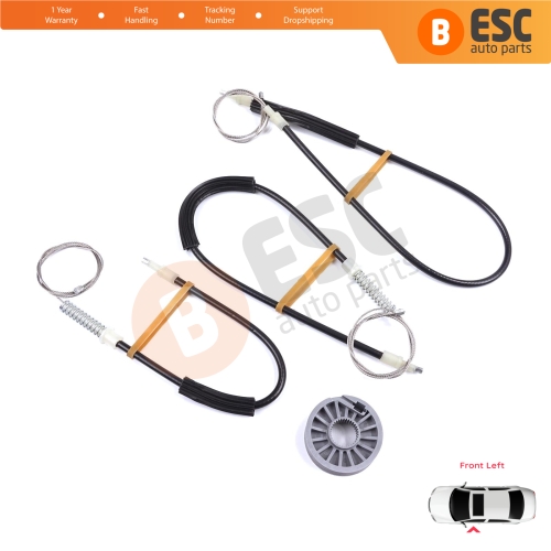 Window Regulator Repair Set Left Door for Mitsubishi Colt CZC Cabriolet RG 2006-2009 98031403
