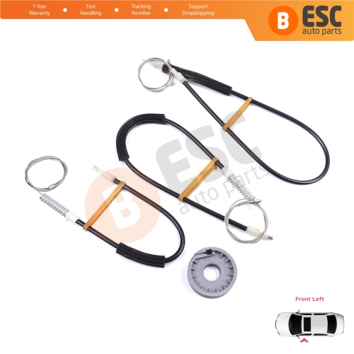 Window Regulator Repair Set Left Door for Mitsubishi Colt CZC Cabriolet RG 2006-2009 98031403
