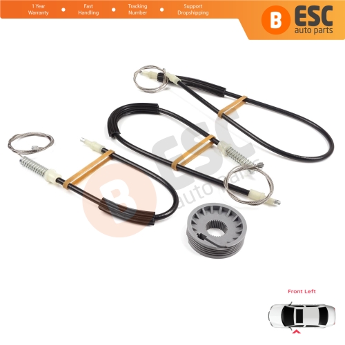 Window Regulator Repair Set Left Door for Mitsubishi Colt CZC Cabriolet RG 2006-2009 98031403