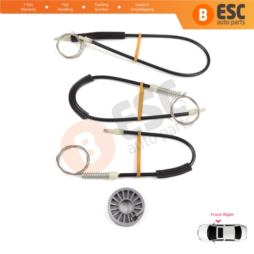 Window Regulator Repair Set Right Door for Mitsubishi Colt CZC Cabriolet RG 2006-2009 98031402