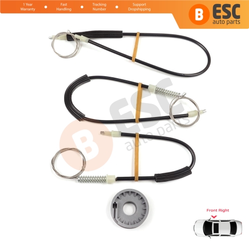 Window Regulator Repair Set Right Door for Mitsubishi Colt CZC Cabriolet RG 2006-2009 98031402