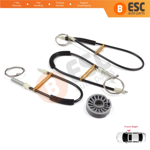 Window Regulator Repair Set Right Door for Mitsubishi Colt CZC Cabriolet RG 2006-2009 98031402