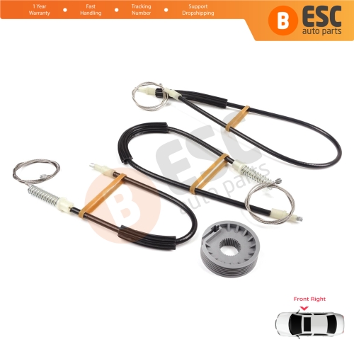 Window Regulator Repair Set Right Door for Mitsubishi Colt CZC Cabriolet RG 2006-2009 98031402