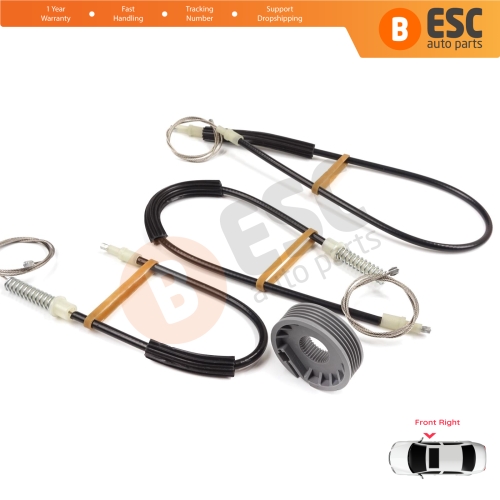 Window Regulator Repair Set Right Door for Mitsubishi Colt CZC Cabriolet RG 2006-2009 98031402