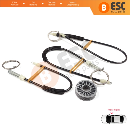 Window Regulator Repair Set Right Door for Mitsubishi Colt CZC Cabriolet RG 2006-2009 98031402