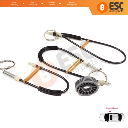 Window Regulator Repair Set Right Door for Mitsubishi Colt CZC Cabriolet RG 2006-2009 98031402