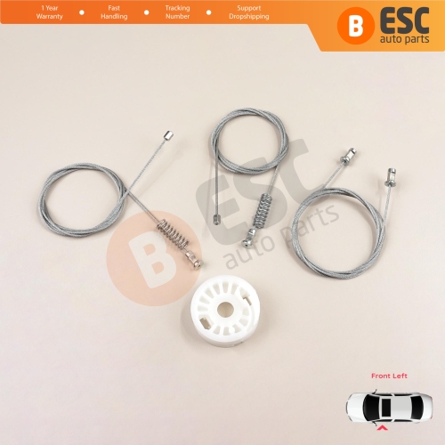 Window Regulator Repair Set Left Door for Smart Fortwo 451 MK2 2006-2014 Coupe 4517200146