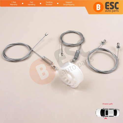 Window Regulator Repair Set Left Door for Smart Fortwo 451 MK2 2006-2014 Coupe 4517200146