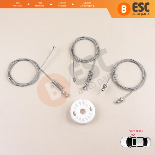 Window Regulator Repair Set Right Door for Smart Fortwo 451 MK2 2006-2014 Coupe 4517200446