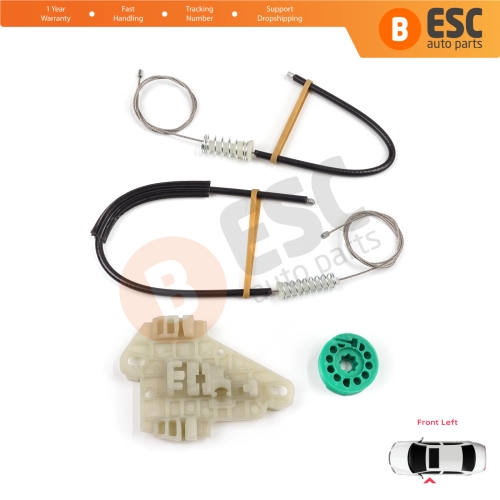 Window Regulator Repair Set Front Left Door for Honda City MK4 GD GE Jazz MK2 2001-2008 72250SAAJ02