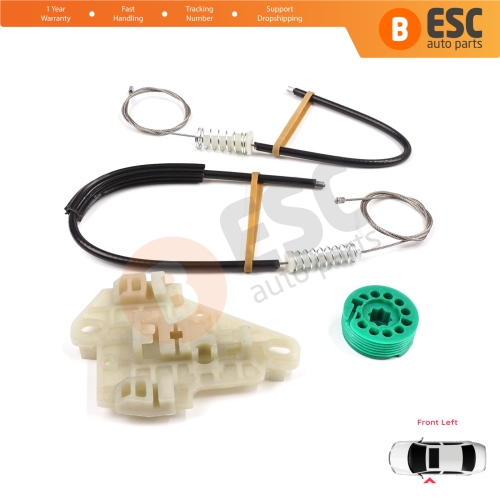 Window Regulator Repair Set Front Left Door for Honda City MK4 GD GE Jazz MK2 2001-2008 72250SAAJ02