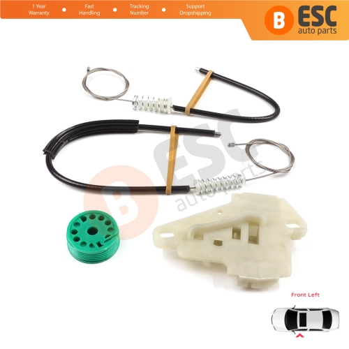 Window Regulator Repair Set Front Left Door for Honda City MK4 GD GE Jazz MK2 2001-2008 72250SAAJ02