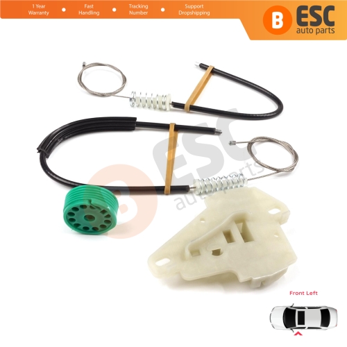 Window Regulator Repair Set Front Left Door for Honda City MK4 GD GE Jazz MK2 2001-2008 72250SAAJ02