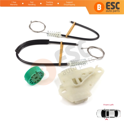 Window Regulator Repair Set Front Left Door for Honda City MK4 GD GE Jazz MK2 2001-2008 72250SAAJ02