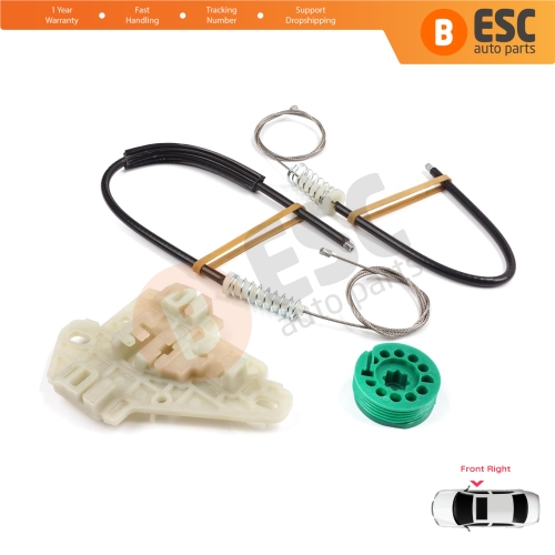 Window Regulator Repair Set Front Right Door for Honda City MK4 GD GE Jazz MK2 2001-2008 72210SAAJ02