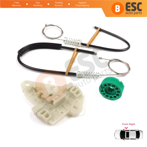 Window Regulator Repair Set Front Right Door for Honda City MK4 GD GE Jazz MK2 2001-2008 72210SAAJ02