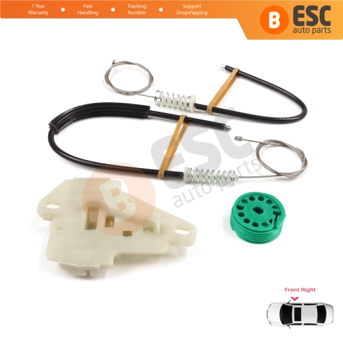 Window Regulator Repair Set Front Right Door for Honda City MK4 GD GE Jazz MK2 2001-2008 72210SAAJ02