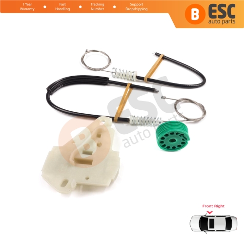 Window Regulator Repair Set Front Right Door for Honda City MK4 GD GE Jazz MK2 2001-2008 72210SAAJ02