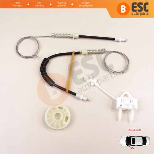 Window Regulator Repair Set Front Left Door for Alfa Romeo 156 932 1996-2007 4/5 Door 60672278