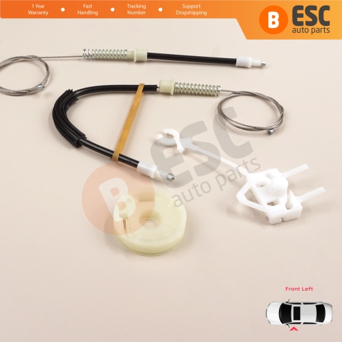 Window Regulator Repair Set Front Left Door for Alfa Romeo 156 932 1996-2007 4/5 Door 60672278