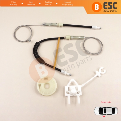 Window Regulator Repair Set Front Left Door for Alfa Romeo 156 932 1996-2007 4/5 Door 60672278