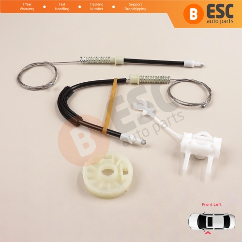 Window Regulator Repair Set Front Left Door for Alfa Romeo 156 932 1996-2007 4/5 Door 60672278