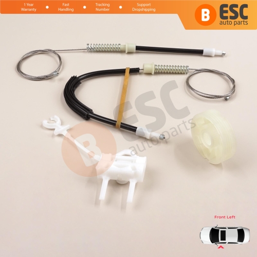 Window Regulator Repair Set Front Left Door for Alfa Romeo 156 932 1996-2007 4/5 Door 60672278