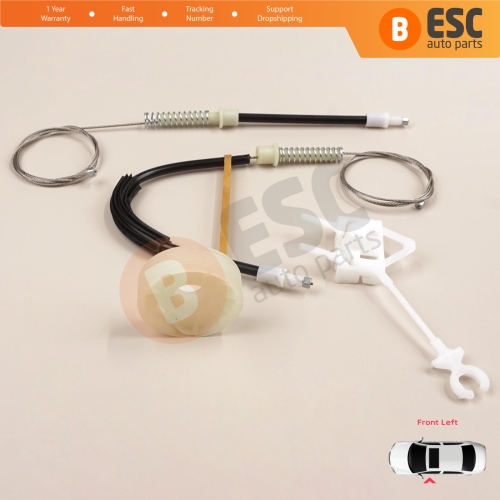 Window Regulator Repair Set Front Left Door for Alfa Romeo 156 932 1996-2007 4/5 Door 60672278