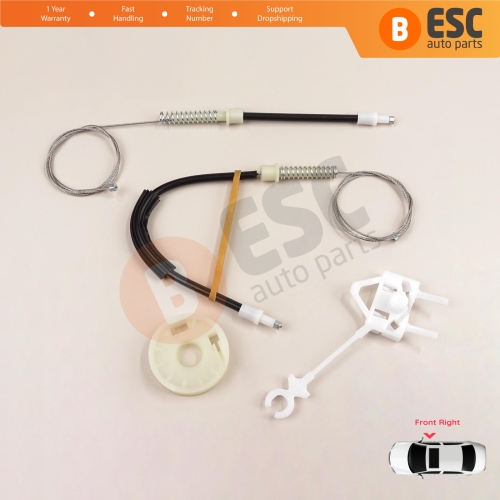 Window Regulator Repair Set Front Right Door for Alfa Romeo 156 932 1996-2007 4/5 Door 60672277