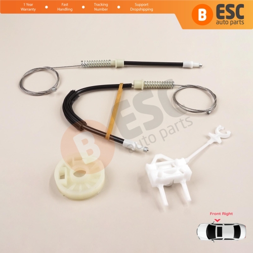 Window Regulator Repair Set Front Right Door for Alfa Romeo 156 932 1996-2007 4/5 Door 60672277