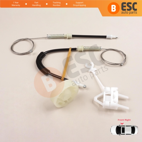 Window Regulator Repair Set Front Right Door for Alfa Romeo 156 932 1996-2007 4/5 Door 60672277