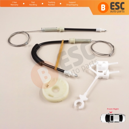 Window Regulator Repair Set Front Right Door for Alfa Romeo 156 932 1996-2007 4/5 Door 60672277