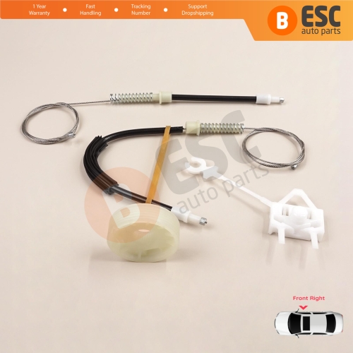 Window Regulator Repair Set Front Right Door for Alfa Romeo 156 932 1996-2007 4/5 Door 60672277