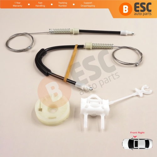 Window Regulator Repair Set Front Right Door for Alfa Romeo 156 932 1996-2007 4/5 Door 60672277