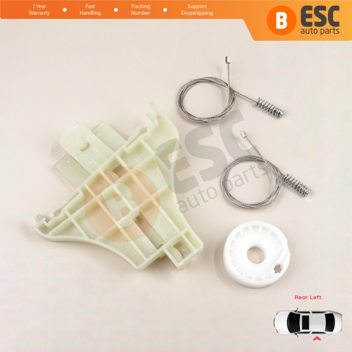 Window Regulator Repair Set Rear Left Door for Ford Mondeo MK2 MK3 4/5 Door 1996-2007 1S71F27001B