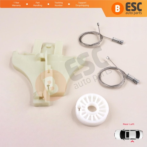 Window Regulator Repair Set Rear Left Door for Ford Mondeo MK2 MK3 4/5 Door 1996-2007 1S71F27001B