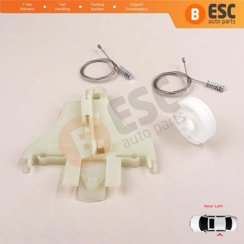 Window Regulator Repair Set Rear Left Door for Ford Mondeo MK2 MK3 4/5 Door 1996-2007 1S71F27001B