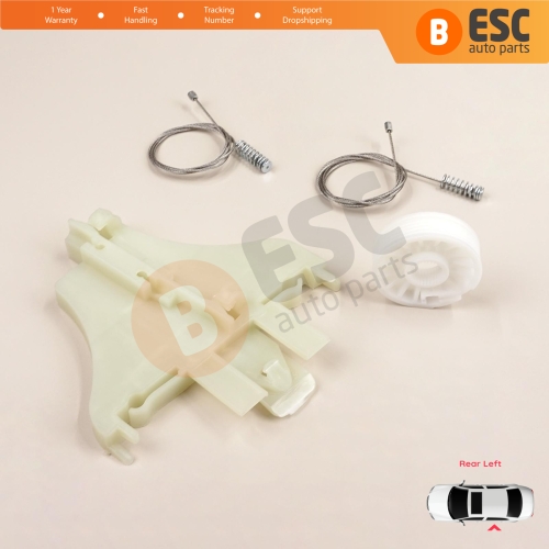 Window Regulator Repair Set Rear Left Door for Ford Mondeo MK2 MK3 4/5 Door 1996-2007 1S71F27001B