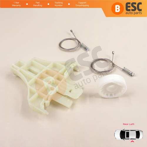 Window Regulator Repair Set Rear Left Door for Ford Mondeo MK2 MK3 4/5 Door 1996-2007 1S71F27001B