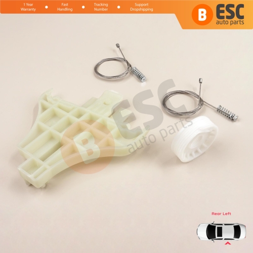 Window Regulator Repair Set Rear Left Door for Ford Mondeo MK2 MK3 4/5 Door 1996-2007 1S71F27001B