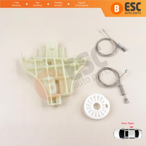 Window Regulator Repair Set Rear Right Door for Ford Mondeo MK2 MK3 4/5 Door 1996-2007 1S71F27000B