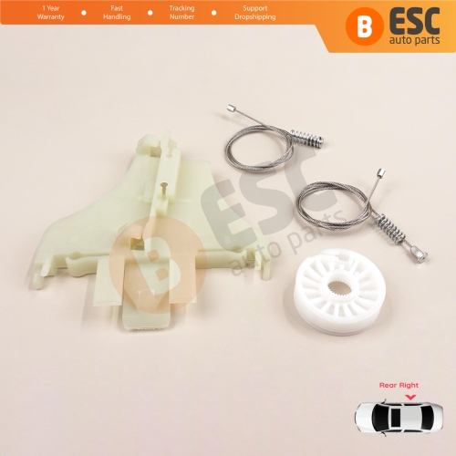 Window Regulator Repair Set Rear Right Door for Ford Mondeo MK2 MK3 4/5 Door 1996-2007 1S71F27000B