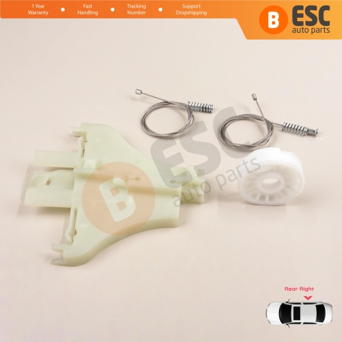 Window Regulator Repair Set Rear Right Door for Ford Mondeo MK2 MK3 4/5 Door 1996-2007 1S71F27000B