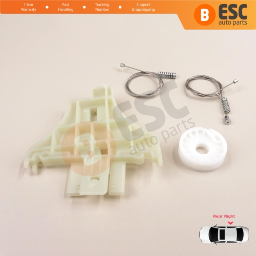 Window Regulator Repair Set Rear Right Door for Ford Mondeo MK2 MK3 4/5 Door 1996-2007 1S71F27000B