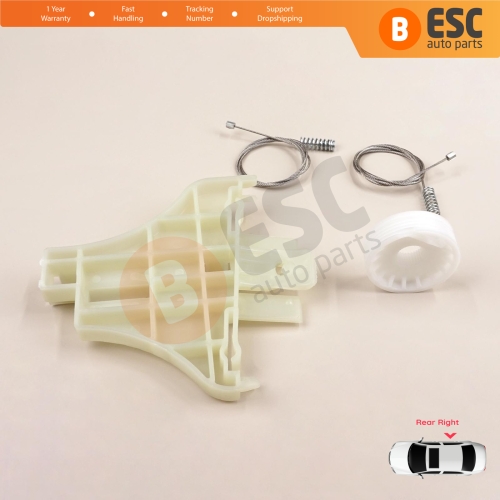 Window Regulator Repair Set Rear Right Door for Ford Mondeo MK2 MK3 4/5 Door 1996-2007 1S71F27000B