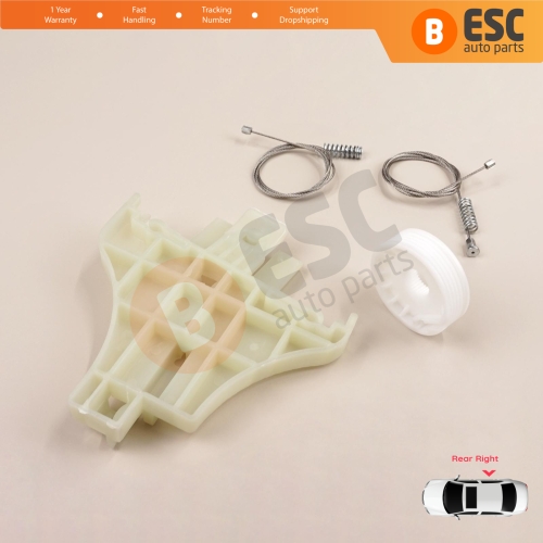 Window Regulator Repair Set Rear Right Door for Ford Mondeo MK2 MK3 4/5 Door 1996-2007 1S71F27000B