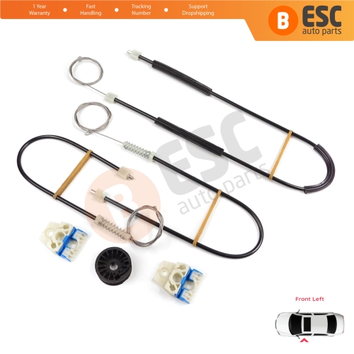Window Regulator Repair Set Left Door for Mercedes Truck Arocs Actros Axor 2 Atego 3 Antos A9607201146