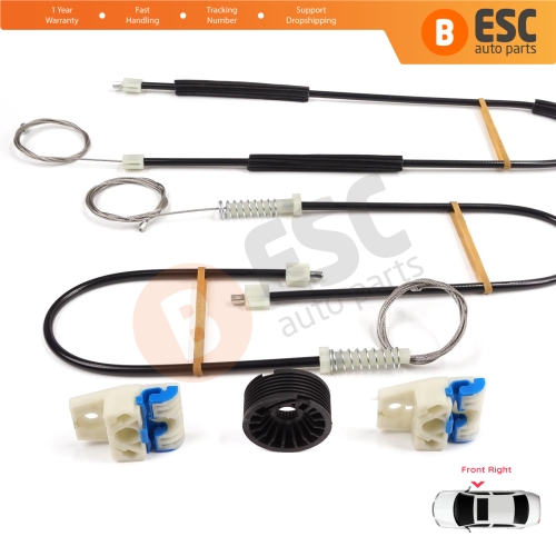 Window Regulator Repair Set Right Door for Mercedes Truck Arocs Actros Axor 2 Atego 3 Antos A9607201246